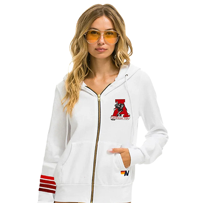 ALABAMA ROLL TIDE FULL ZIP HOODIE WITH STRIPES -  1