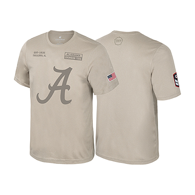 Alabama Script A OHT Dune T-Shirt - main view