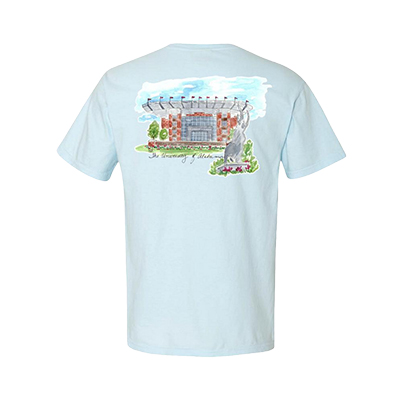 ALABAMA WATERCOLOR STADIUM COMFORT COLOR T-SHIRT (14185373102) ALABAMA WATERCOLOR STADIUM COMFORT COLOR T-SHIRT