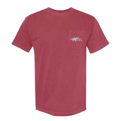ALABAMA SUBTLE ELEPHANT COMFORT COLOR POCKET T-SHIRT (14185687102) ALABAMA SUBTLE ELEPHANT COMFORT COLOR POCKET T-SHIRT