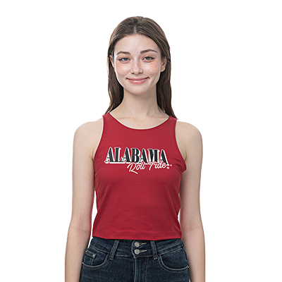 ALABAMA ROLL TIDE 1ST DOWN CROP TOP -  1