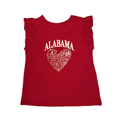 ALABAMA HEART LADYBUG TANK -  1