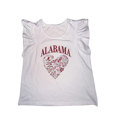 ALABAMA HEART LADYBUG TANK -  2