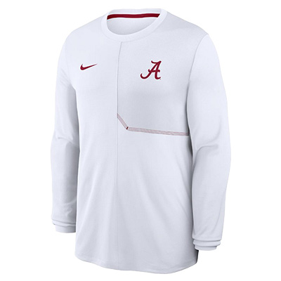 ALABAMA  NIKE SCRIPT A DRI FIT COACH LONG SLEEVE TOP -  2