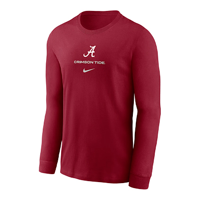Alabama Nike Long Sleeve Dri Fit Crew T-Shirt - main view