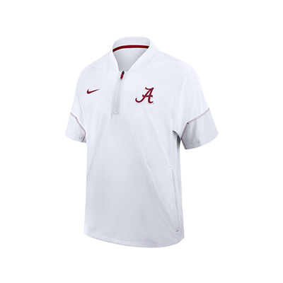 ALABAMA NIKE SCRIPT A LIGHTWEIGHT COACH SHORT SLEEVE JACKET -  2