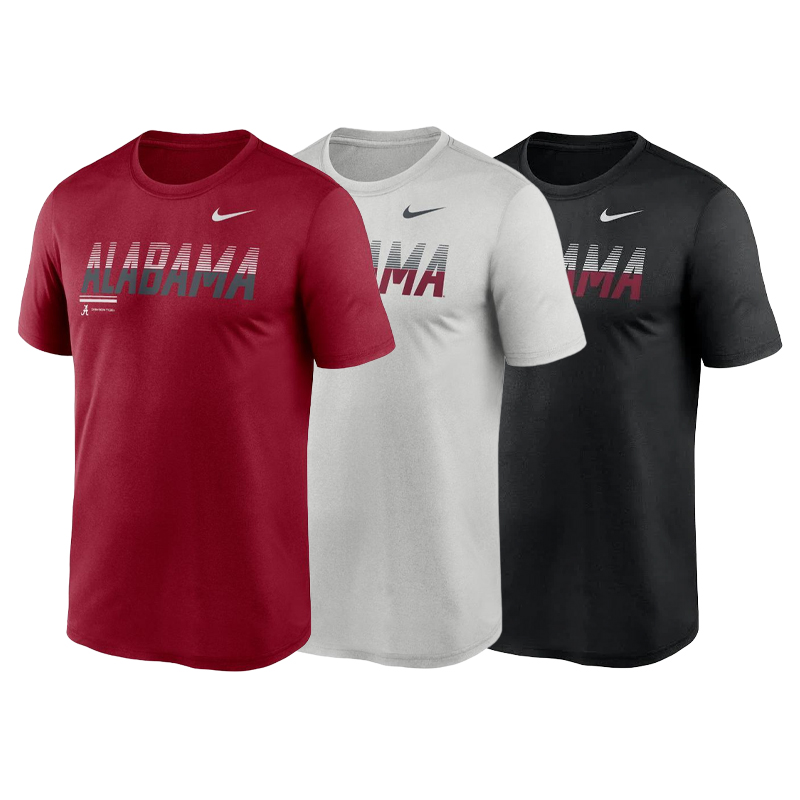 Alabama Nike Dri Fit Legend Rise And Lead T-Shirt (SKU 14199387158) Alabama Nike Dri Fit Legend Rise And Lead T-Shirt - main view
