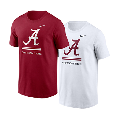 Alabama Nike Defensive Stance  Dri Fit Crew T-Shirt - main view