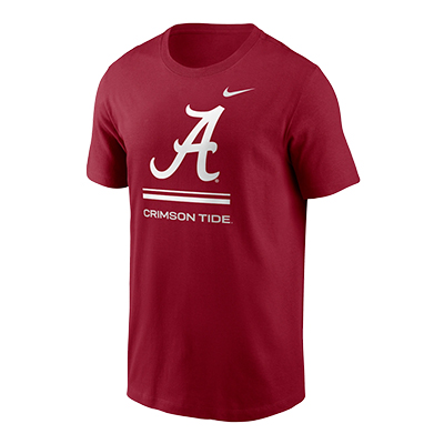 ALABAMA NIKE DEFENSIVE STANCE  DRI FIT CREW T-SHIRT -  1