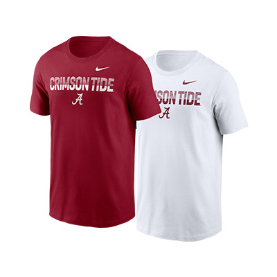 Alabama Nike  Circle Zone Kinetic Graphic T-Shirt - main view