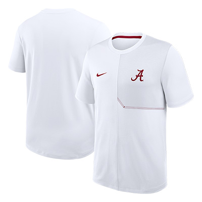 ALABAMA SCRIPT A NIKE DRI FIT COACH TOP -  2