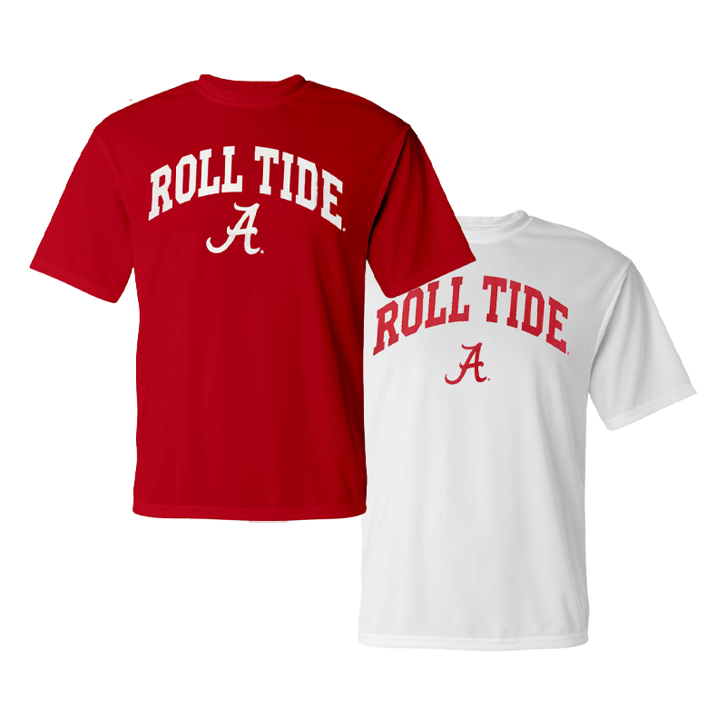 Roll Tide Over Script A Basic T-Shirt (SKU 14204814102) Roll Tide Over Script A Basic T-Shirt - main view