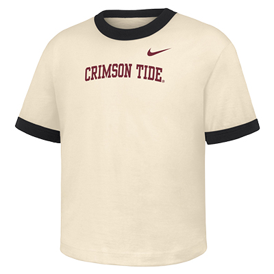 Bama Crop Youth Ringer Tshirt - main view