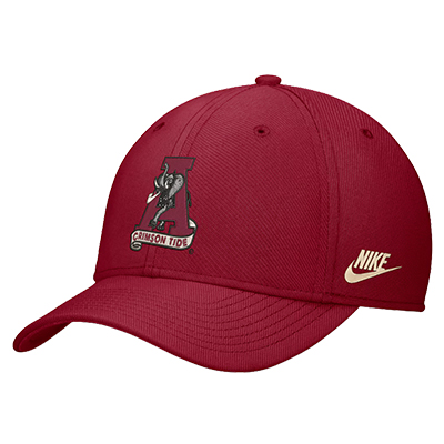 ALABAMA NIKE DRI FIT RISE VINTAGE STRUCTURED SWOOSHFLEX CAP - 1 (SKU: 14214226112) ALABAMA NIKE DRI FIT RISE VINTAGE STRUCTURED SWOOSHFLEX CAP - 1
