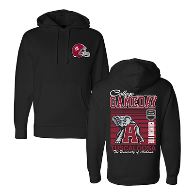 College Gameday Stripes Alabama Hoodie