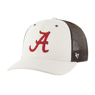 Alabama Script A Carhartt Undyed 47 Trucker Cap - main view
