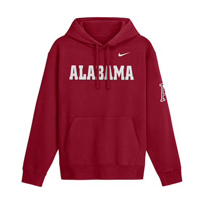 Alabama Nike Club Fleece Hoodie - main view