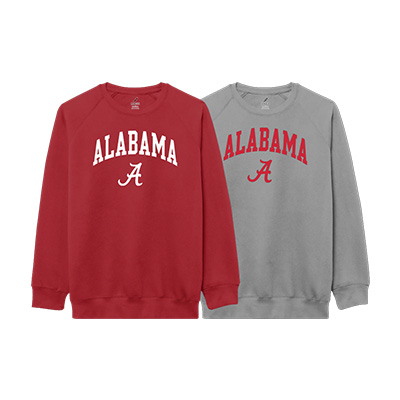 Alabama Arched Over A Crew Sweatshirt - main view