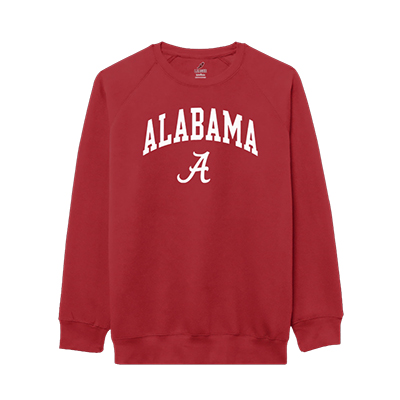 ALABAMA ARCHED OVER A CREW SWEATSHIRT -  1
