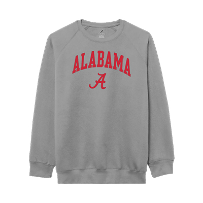 ALABAMA ARCHED OVER A CREW SWEATSHIRT -  2