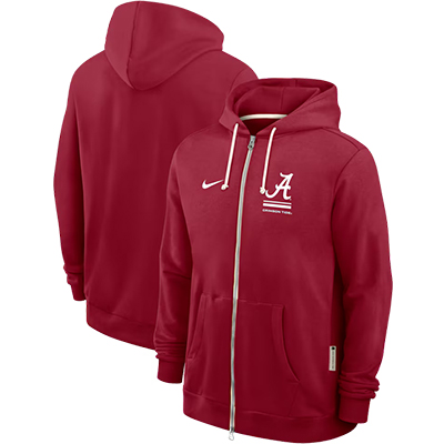 Alabama Nike Dri-Fit Full Zip Hoodie - main view