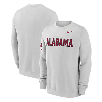 Alabama Nike Fleece Club Crew - main view