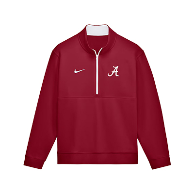 Alabama Nike Script A Club Fleece Half Zip - main view