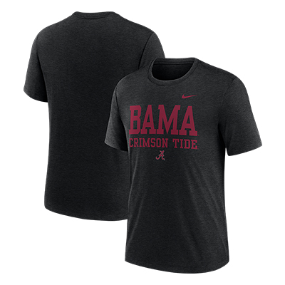 Alabama Nike Triblend U Of Stack T-Shirt - main view