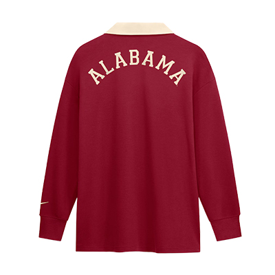 ALABAMA NIKE ESSENTIAL OVERSIZED LONG SLEEVE POLO -  2