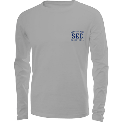 SEC BASKETBALL ILLUSTRATION LONG SLEEVE T-SHIRT