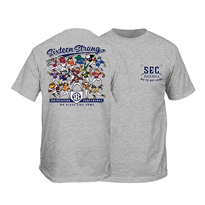 SEC Baseball Illustration T-Shirt