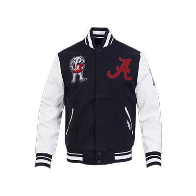 Alabama Classic Rib Wool Varsity Jacket - main view