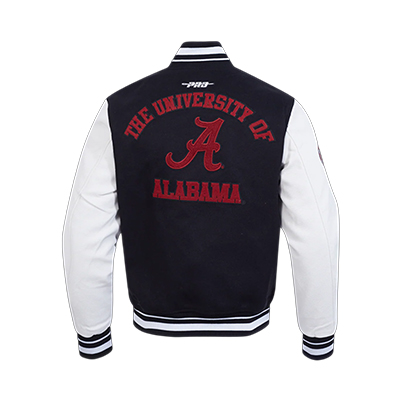 ALABAMA CLASSIC RIB WOOL VARSITY JACKET -  2