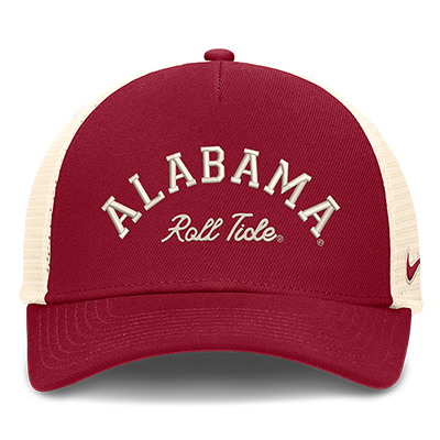 Alabama Nike Rise Prep 5P Unstructured Trucker Cap - main view