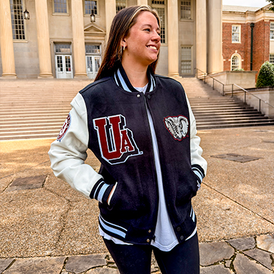 Alabama Best Of Rib Wool Varsity Jacket - main view
