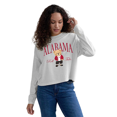 Alabama Bar Harbor Long Sleeve T-Shirt Beary Cute - main view
