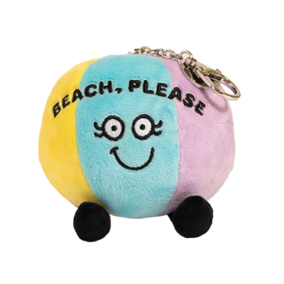 Beach Please Beach Ball Bag Charm - main view