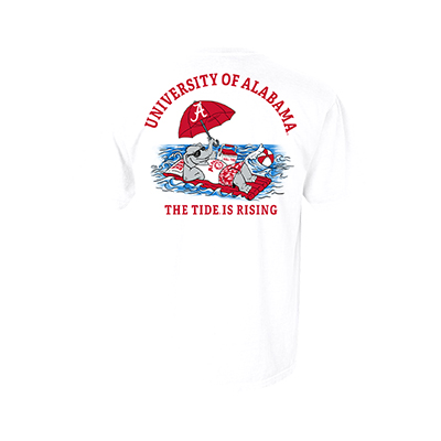 ALABAMA TIDE IS RISING COMFORT COLOR T-SHIRT -  1