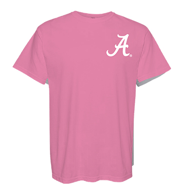 ALABAMA FLORAL LETTERS COMFORT COLOR T-SHIRT -  1