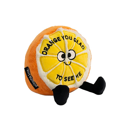 Orange You Glad To See Me Plush Orange - main view