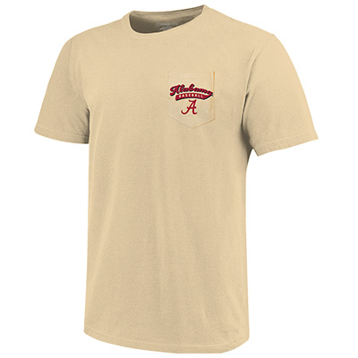 ALABAMA RETRO SCRIPT GLOVE PLAYER COMFORT COLOR POCKET T-SHIRT -  2