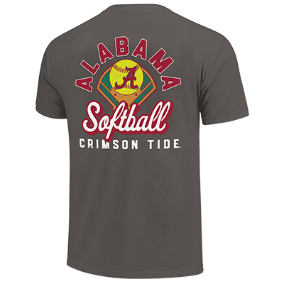 ALABAMA SOFTBALL FIELD BLOCK COMFORT COLOR POCKET T-SHIRT -  1