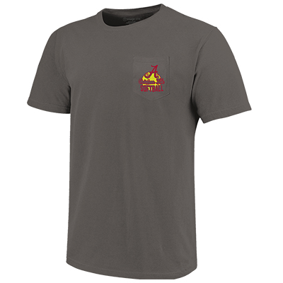 ALABAMA SOFTBALL FIELD BLOCK COMFORT COLOR POCKET T-SHIRT -  2