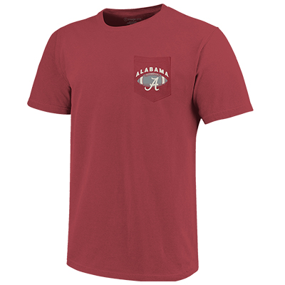 ALABAMA FOOTBALL SIGN COMFORT COLOR POCKET T-SHIRT -  2