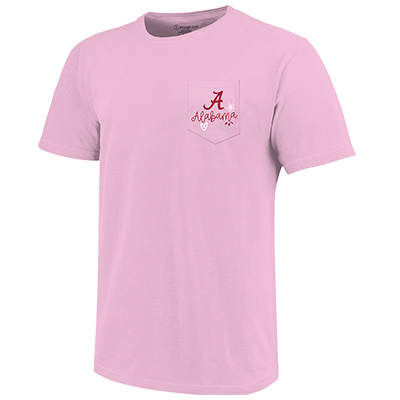 ALABAMA DOTS AND DOODLES COMFORT COLOR POCKET T-SHIRT -  2