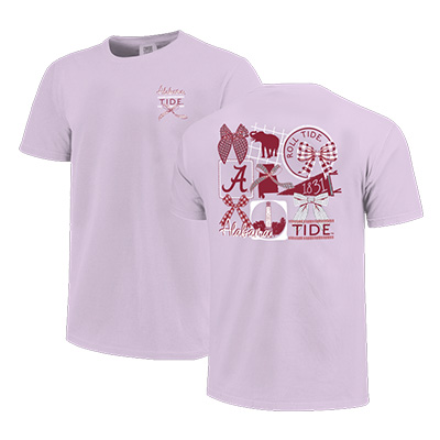Alabama Gingham Bows Tshirt - main view
