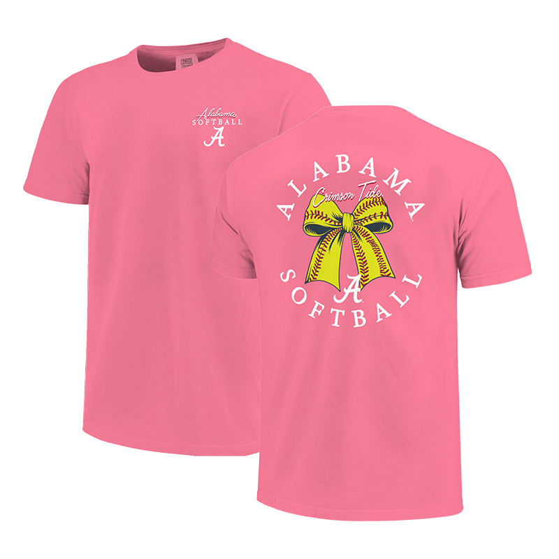 Alabama Softball Bow Tshirt (SKU 1427920142) Alabama Softball Bow Tshirt - main view