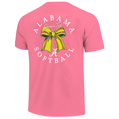 ALABAMA SOFTBALL BOW TSHIRT - 1 (SKU: 1427920142) ALABAMA SOFTBALL BOW TSHIRT - 1