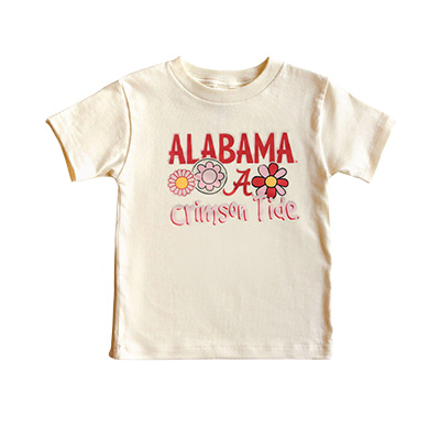 Alabama Flower Doodles Tshirt - main view