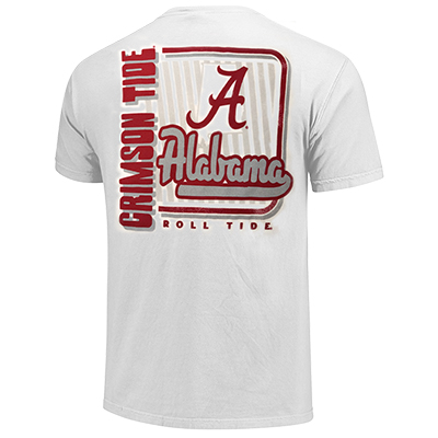 ALABAMA STRIPED SIGN SCRIPT TSHIRT - 1 (SKU: 1427956042) ALABAMA STRIPED SIGN SCRIPT TSHIRT - 1